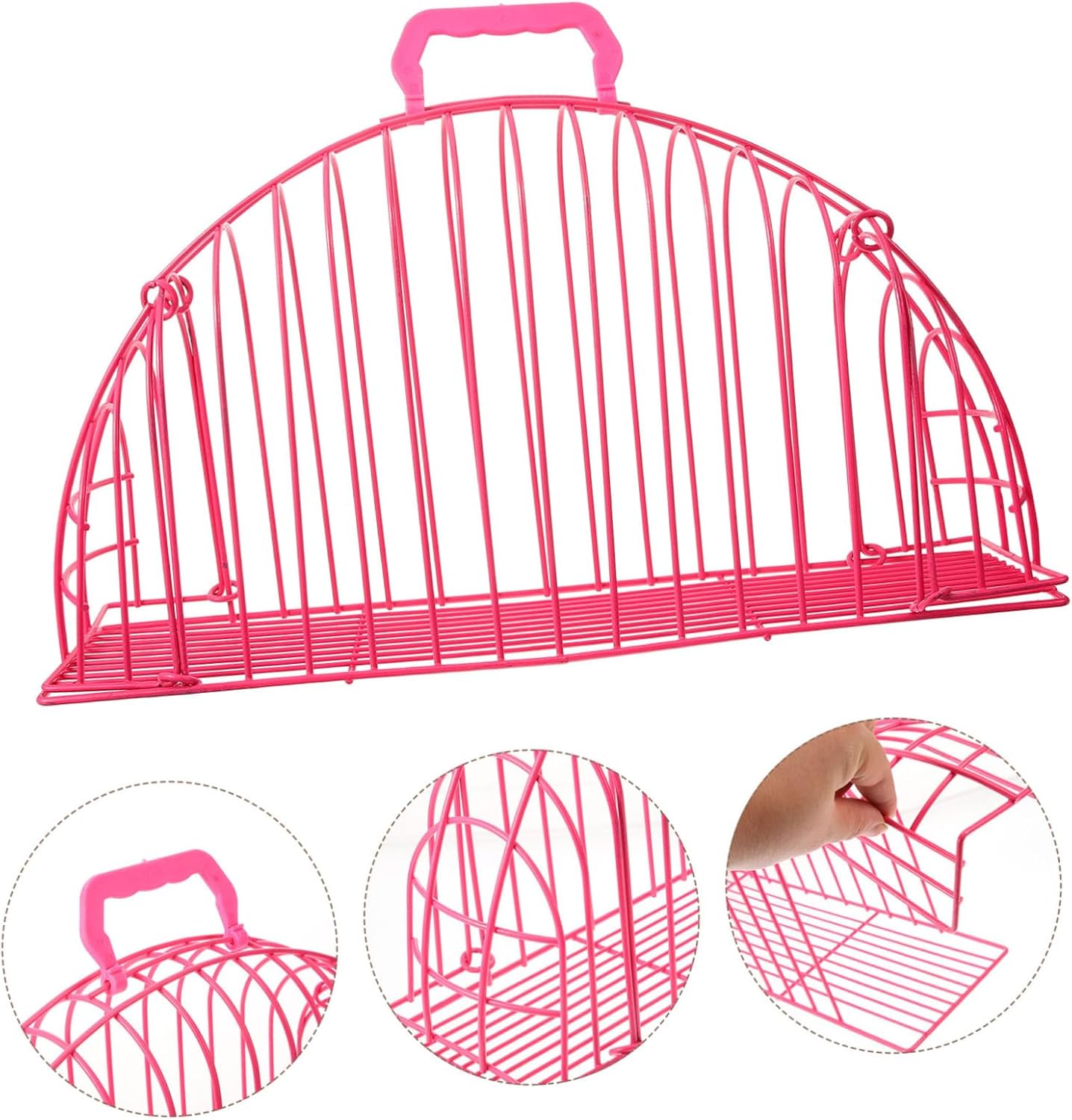 TOYANDONA Cat Bathing Cage Breathable Pet Shower Cage for Cats Dogs Easy to Scratch-Resistant for Grooming and Bathing