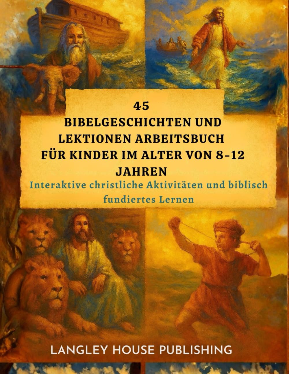 45 Bibelgeschichten Und Lektionen Arbeitsbuch Für Kinder ab 8 Jahren-12: Interaktive christliche Aktivitäten und Biblisch Fundiertes Lernen