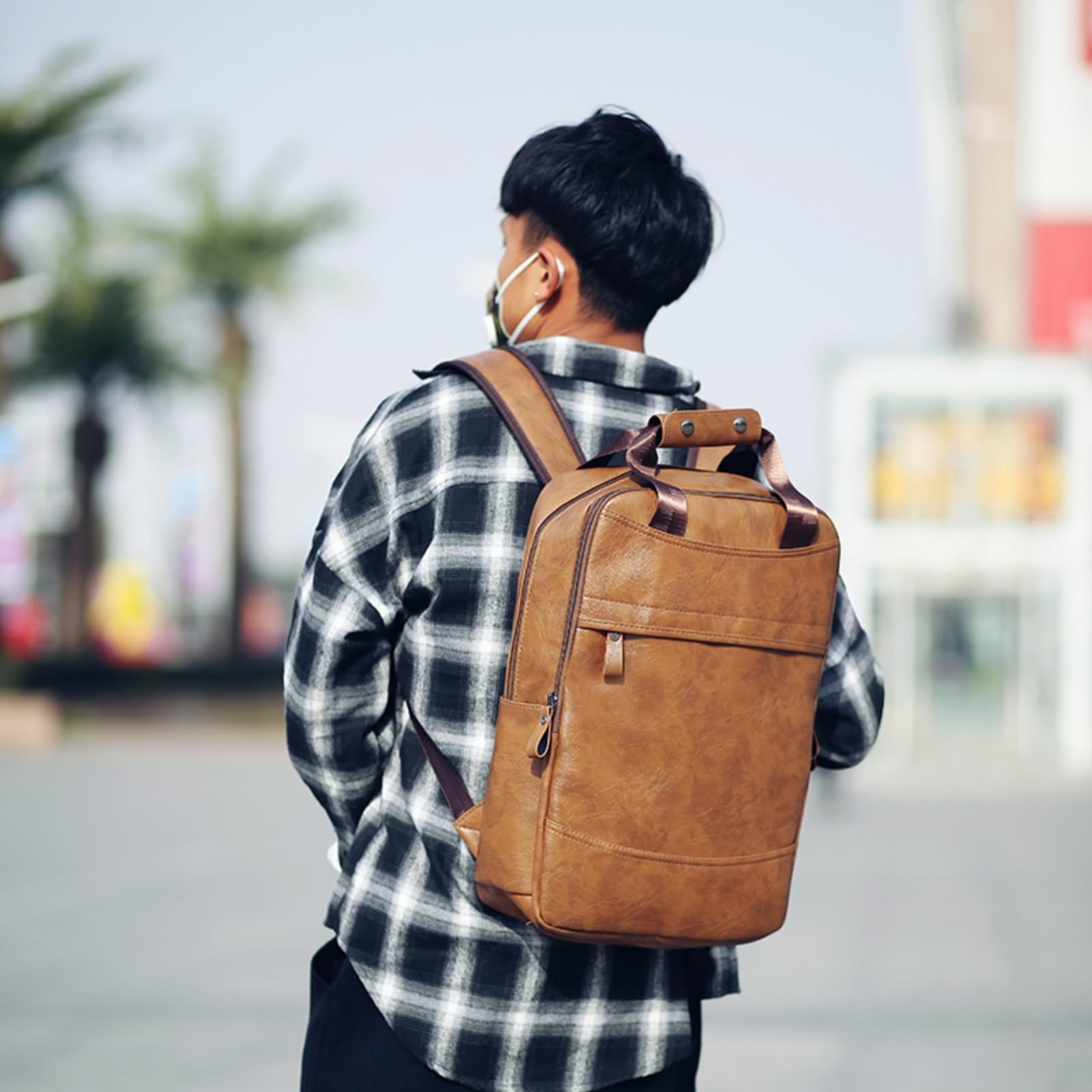 Mochila escolar Uomini Grande Zaino per Laptop, Casual da 16,5 Pollici Ragazzi Adolescenti, Adatto Gli Studi Scolastici, Il Lavoro in Ufficio E I Viaggi Quotidiani