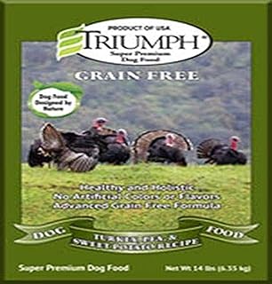 Triumph Grain-Free Turkey, Pea And Sweet Potato Dog Food, 14 Lb. Bag