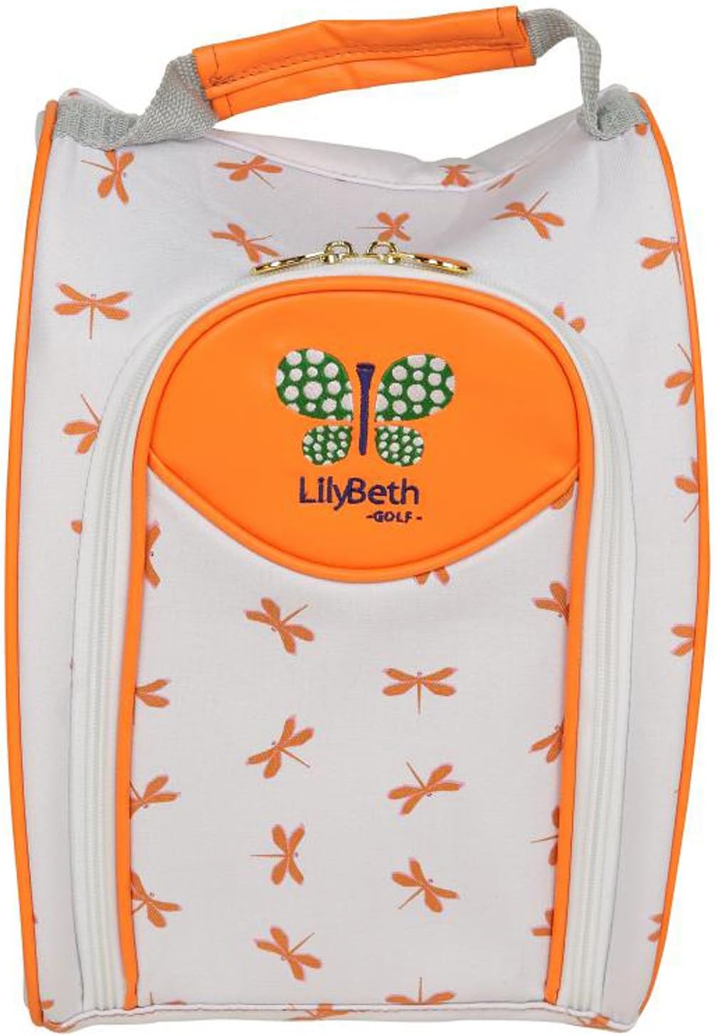 Shoe Bag, Orange Dragonfly