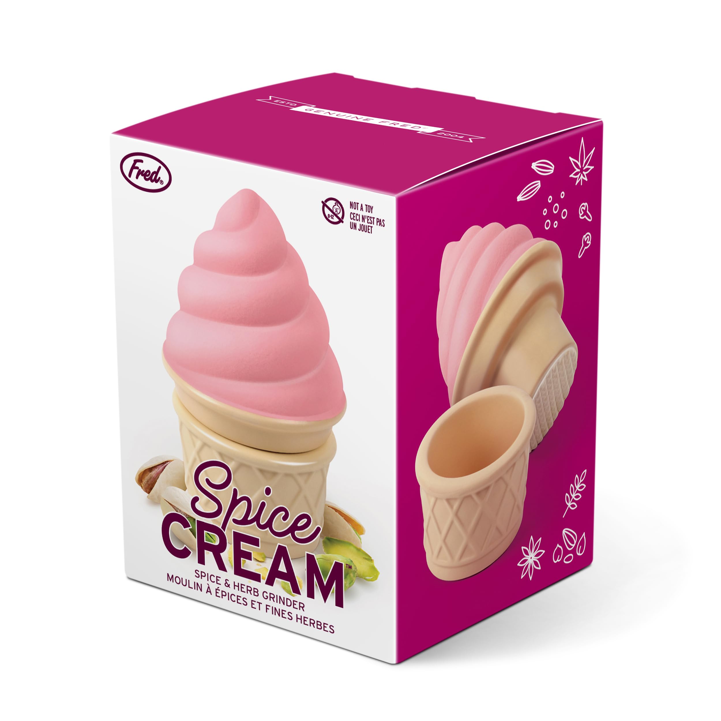 Fred Spice Ice Cream Herb Grinder - Fun Kitchen Gadget -5