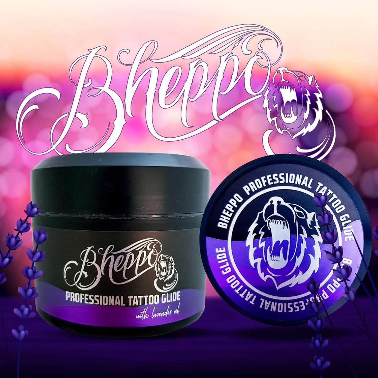 20 x Bheppo Professional Tattoo Glide masło 250 ml profesjonalne masło smarujące pielęgnacja krem masło shea