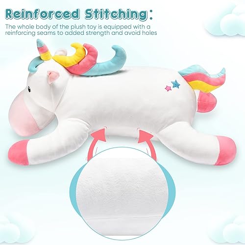 Miniatura 6 de Fryser Animales de peluche con peso de 5 libras, juguete de peluche con peso de 5 libras, juguetes de peluche con peso para niños y adultos,