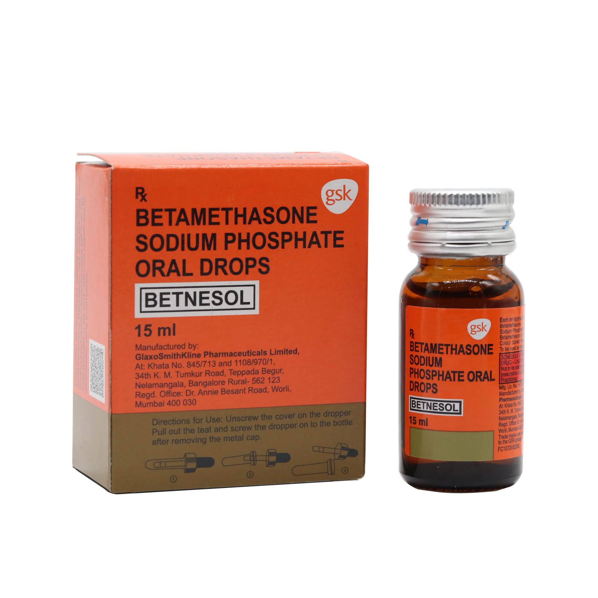 Betnesol - Bottle of 15ml Drops
