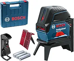 Bosch Nível Laser GCL 2-15 15m com pontos de prumo e suporte