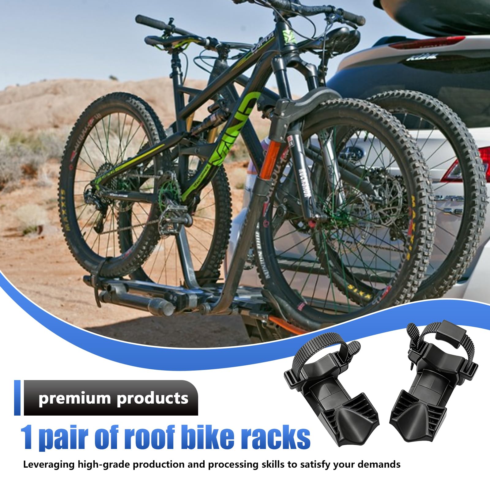 2 PEZZI COPRICERCHI PER LARGHEZZA Pneumatico Fino a 3,11 Pollici, Portabici Per Auto, Accessori Portabici, Universale Portabici Ricambi Per Mountain Bike E-Bike & Bici Da Strada