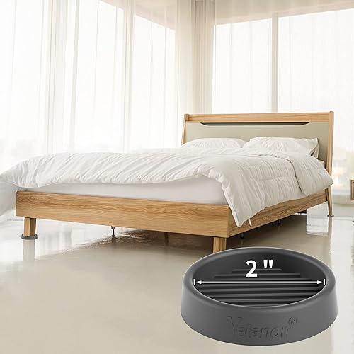 Miniatura 48 de Yelanon Almohadillas antideslizantes para suelos de madera dura, 8 posavasos de muebles de 3 pulgadas, agarres antideslizantes para muebles, patas