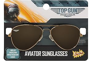 Sun-Staches Top Gun Official Maverick Aviator Sunglasses UV 400