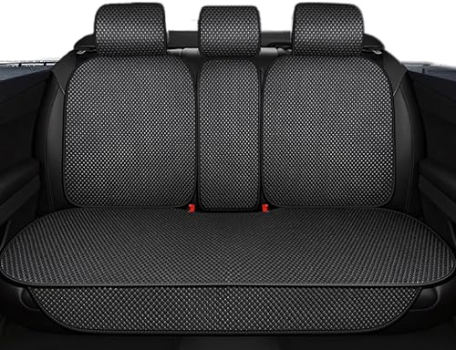 Miniatura 15 de Auto Newer Luxury Breathable Car Seat Cover Fit Four Seasons, Universal Front of Car Seat Cushions, Bottom Seat Covers of Full Wrapped Beige-2pcs