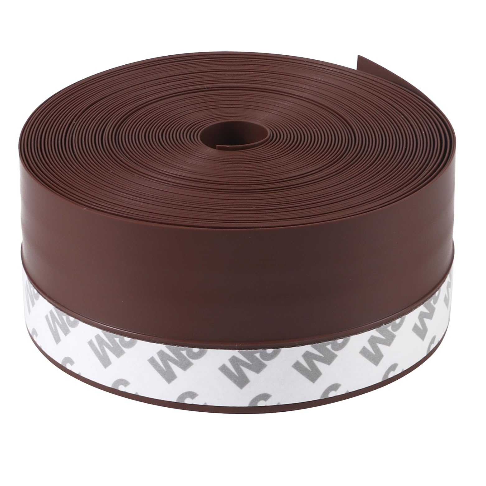 Silicone Sottoporta Con Adesivo 45mm x 10M Strisce di Guarnizione Autoadesive Protezione Freddo Protezione Suoni per porta e porta in vetro