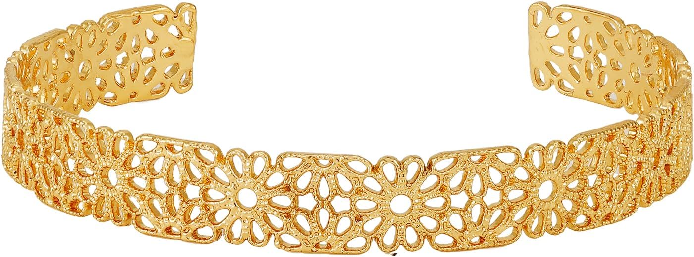 Lucky Brand Trendy Filigree Pattern Textured Surface...