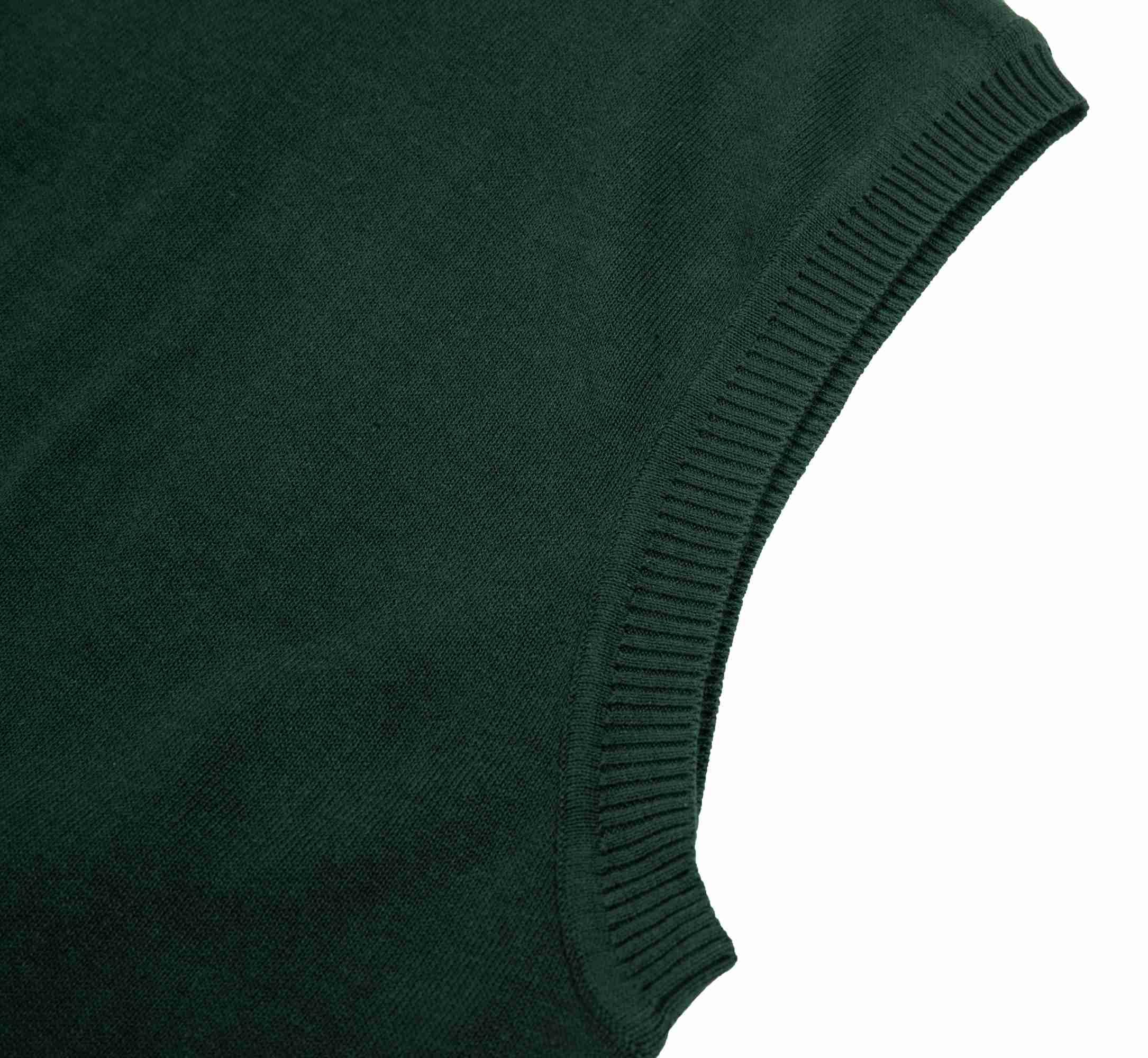 Krumba Uomini Maglione Gilet per più Misurare: Grande Alto V Collo Senza Maniche Lavorare Maglia Cotone Maglione