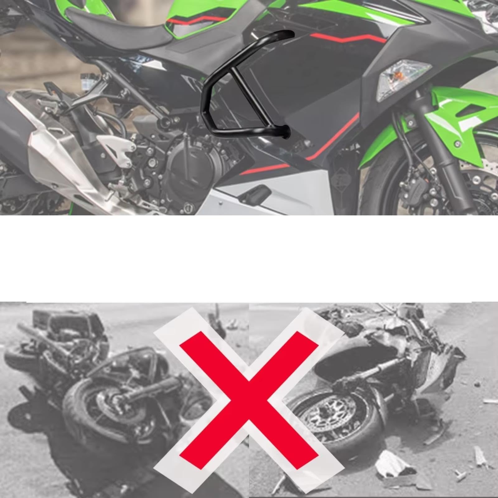 Protezione Paraurti Moto Per Per Ninja 250 2018-2021