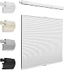 Keego No Drill Blinds Blackout Top Down Bottom Up Pleated Blinds Thermal Cordless Cellular Shades for Windows (White, 170cm W x 120cm H)