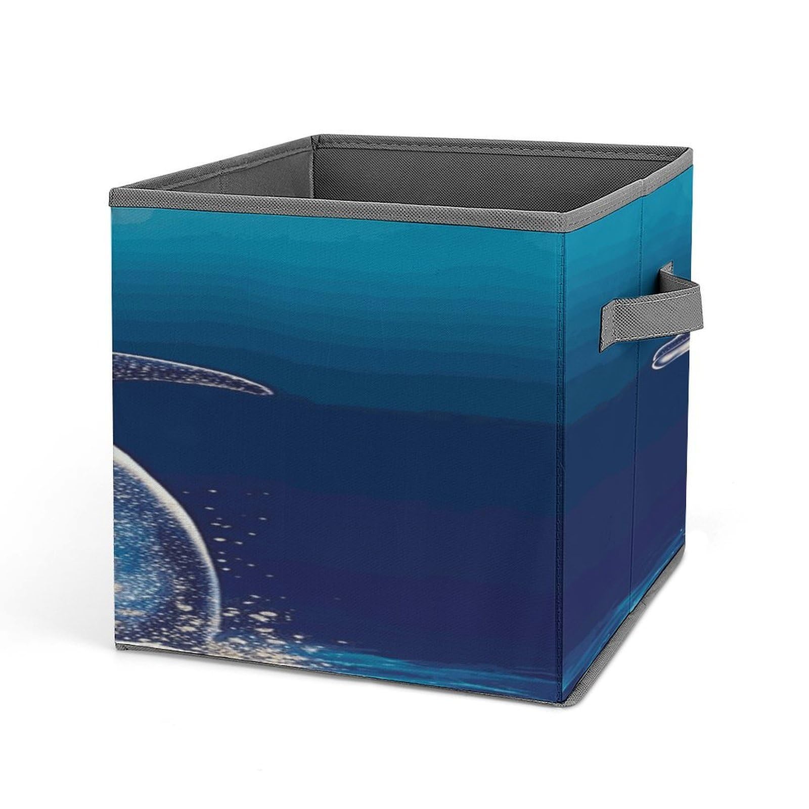 Fekiloot Style Glitter Dolphin Storage Bins Storage Baskets