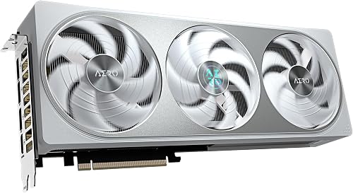 Gigabyte GeForce RTX 5070 AERO OC 12G Scheda Grafica - 12GB GDDR7, 192 bit, PCI-E 5.0, 2625 MHz Core Clock, 3 x DP 2.1a, 1 x HDMI 2.1b, NVIDIA DLSS 4, GV-N5070AERO OC-12GD - 6