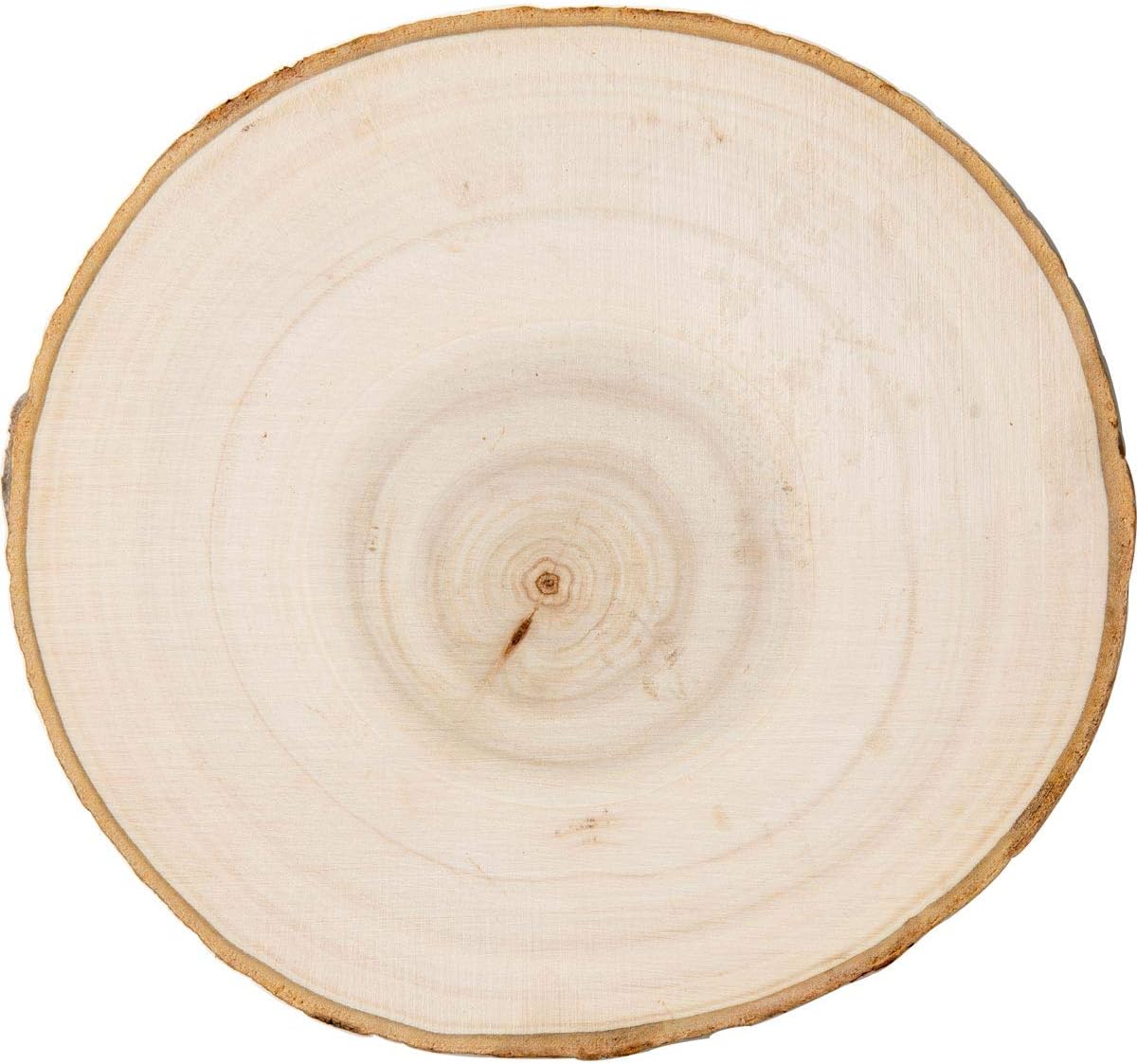 Plaid 44943 Round with Bark Wood Surfaces