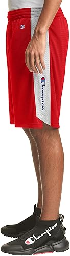 Miniatura 3 de Champion Pantalones cortos para hombre, pantalones cortos de baloncesto de malla, pantalones cortos deportivos para hombres, pantalones cortos