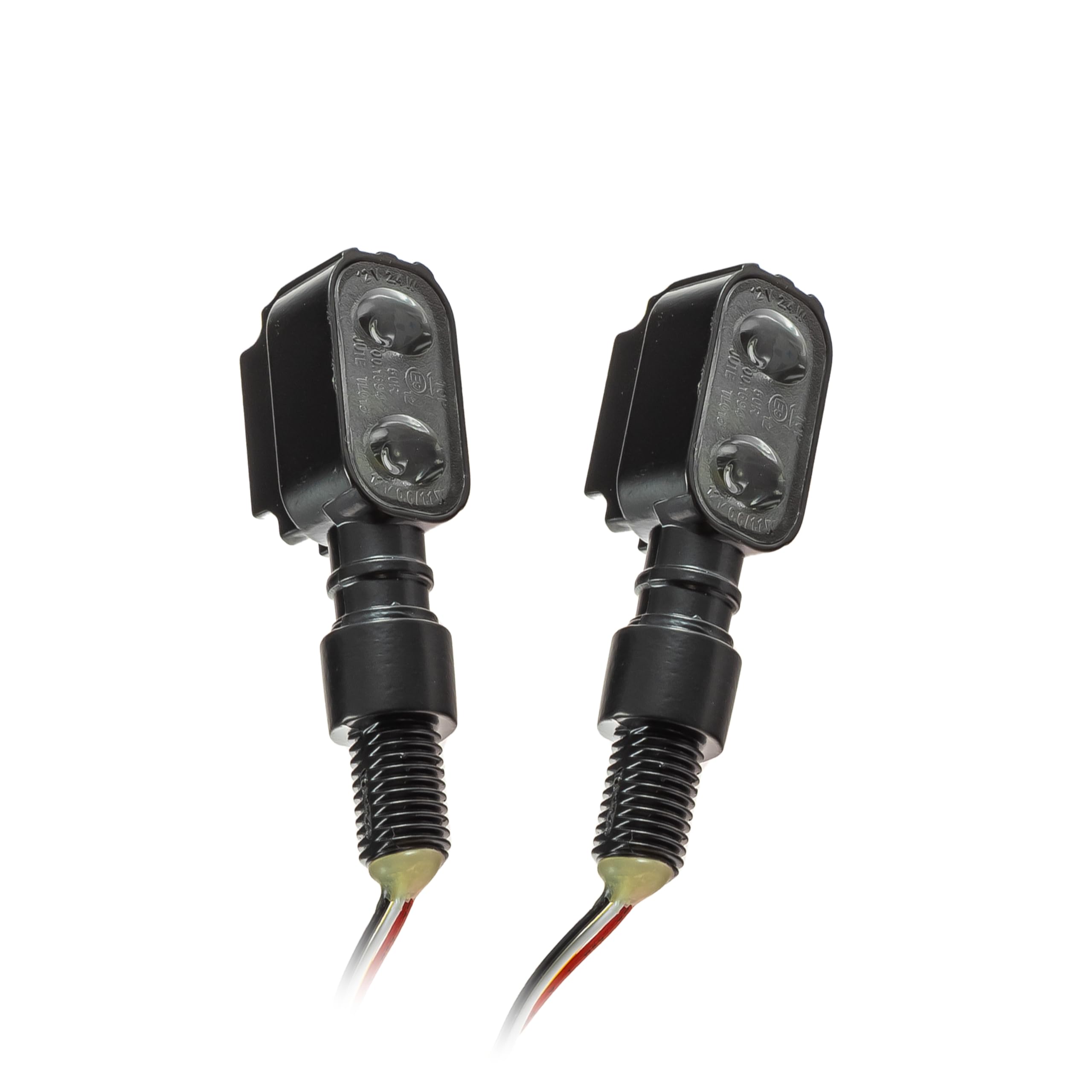 Universal motocicleta Power de LED de intermitente Fluted con luz trasera combinación tintadas M10 S de Geprüft
