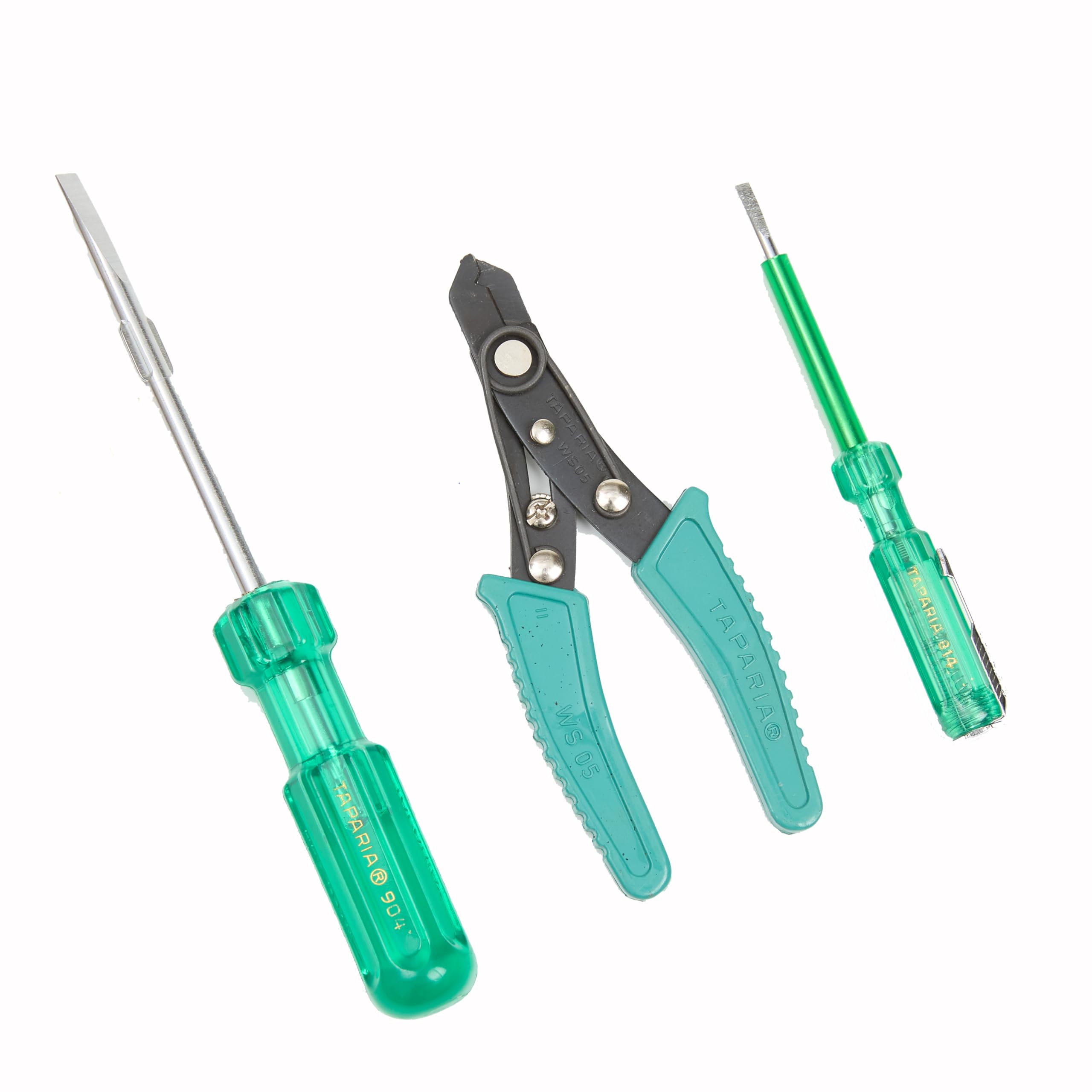 3 PC SET, 1 x 2 in 1 SCREWDRIVER, 1 X NEON tester & 1x WIRE STRIPPER (5”), (904, 814, WS 05). Used for Industrial application, DIY, Electricals, Carpentary, Professional and Home use.