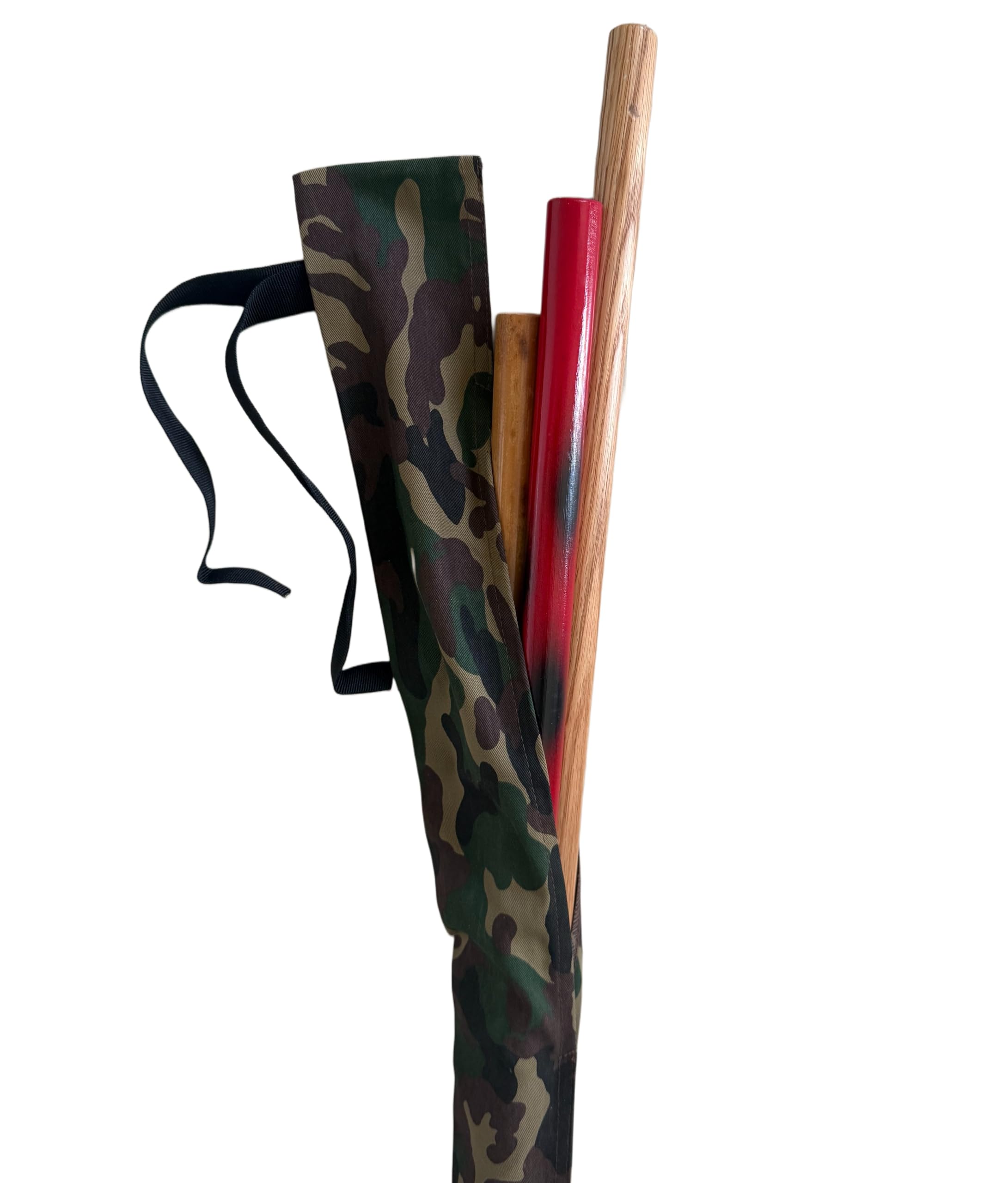 Bo Stab Camouflage Tragetasche Langstock, 200 cm, Baumwolle, mit Schnürung