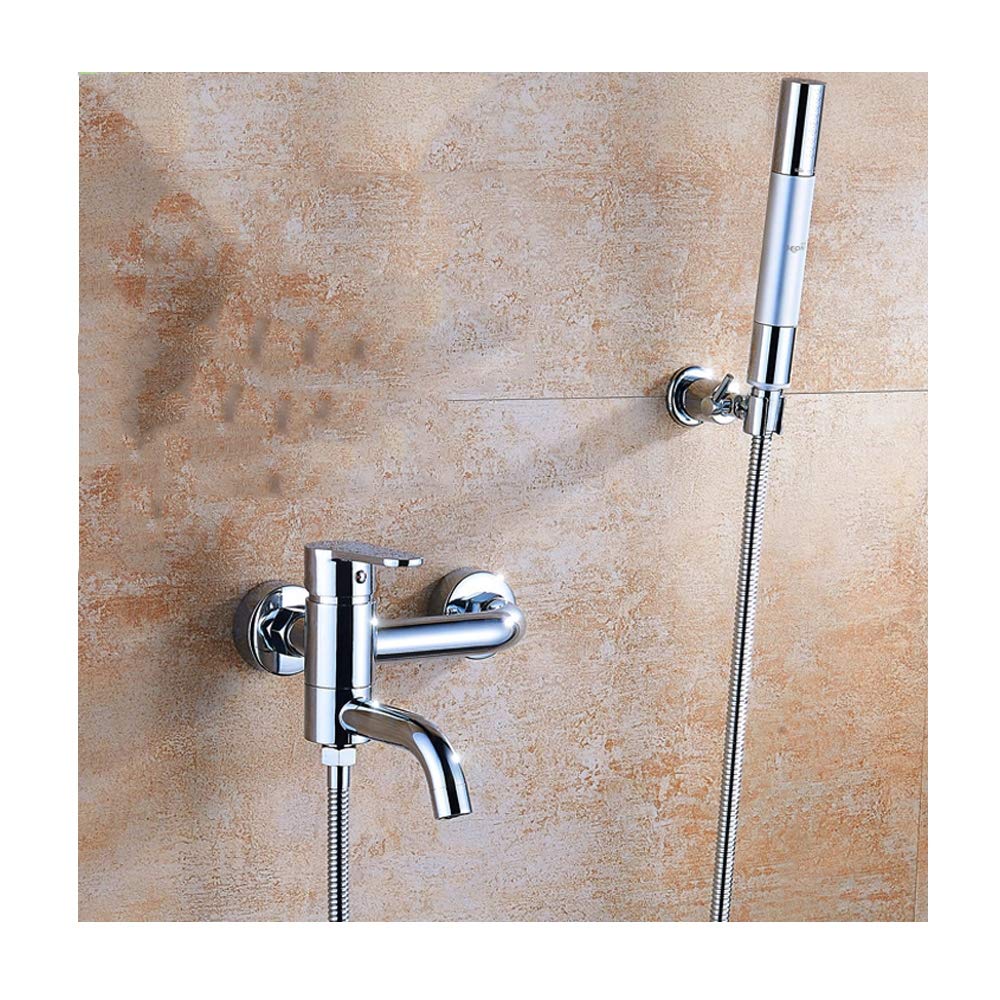 Grifo de baño de latón con inversor suave para ducha de mano