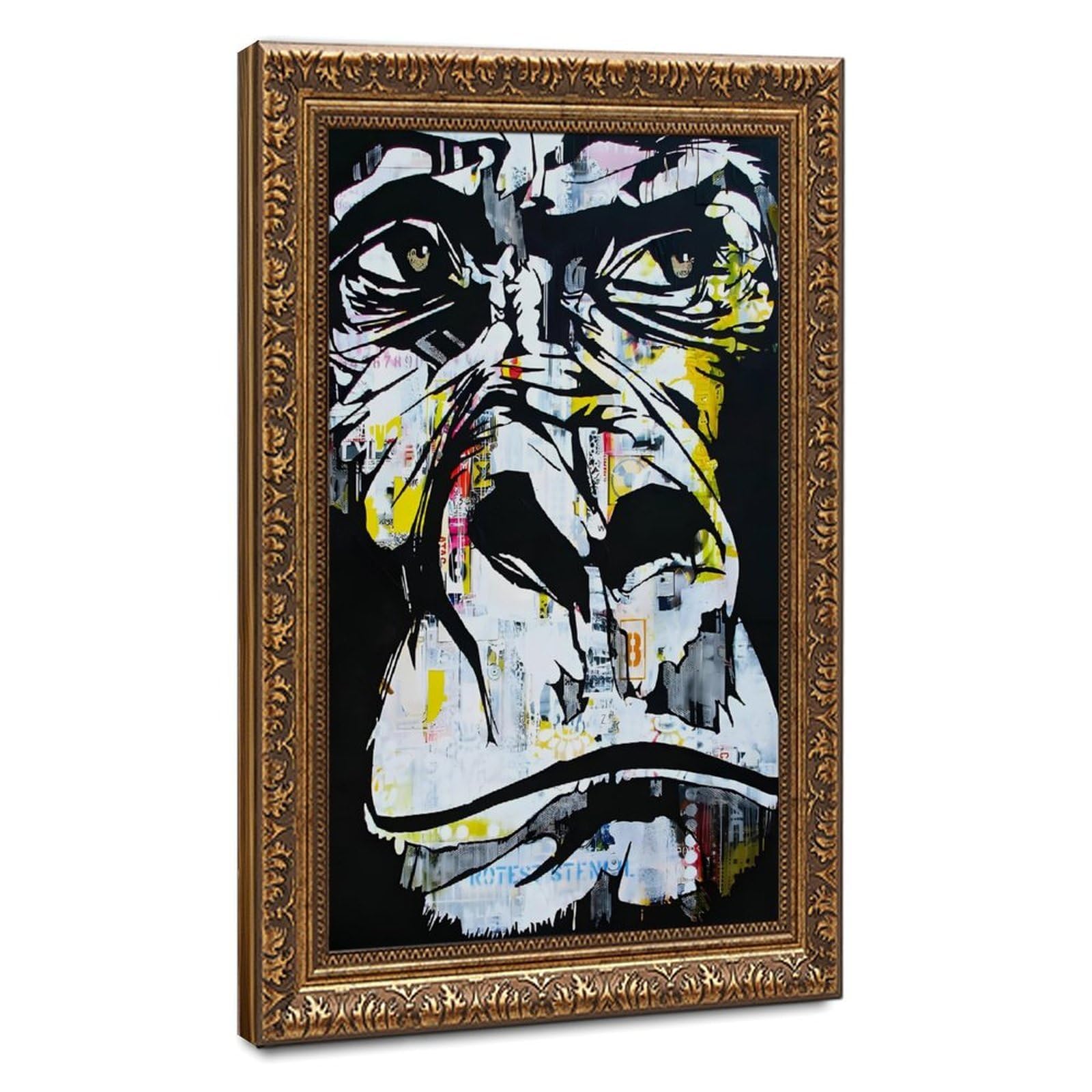 Bareronor Clear Bold And Modern Abstract Canvas Poster Bedroom Decor Landscape Office Room Decor Gift 24" L X 36" W