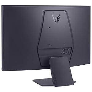 LG 27GS60QC-B Ultragear Curved Gaming Monitor 27-Inch QHD (2560x1440) 180Hz 1ms 1000R AMD FreeSync HDR10 HDMIx2 DisplayPort Borderless Design Black Stabilizer DAS Crosshair FPS Counter - Black