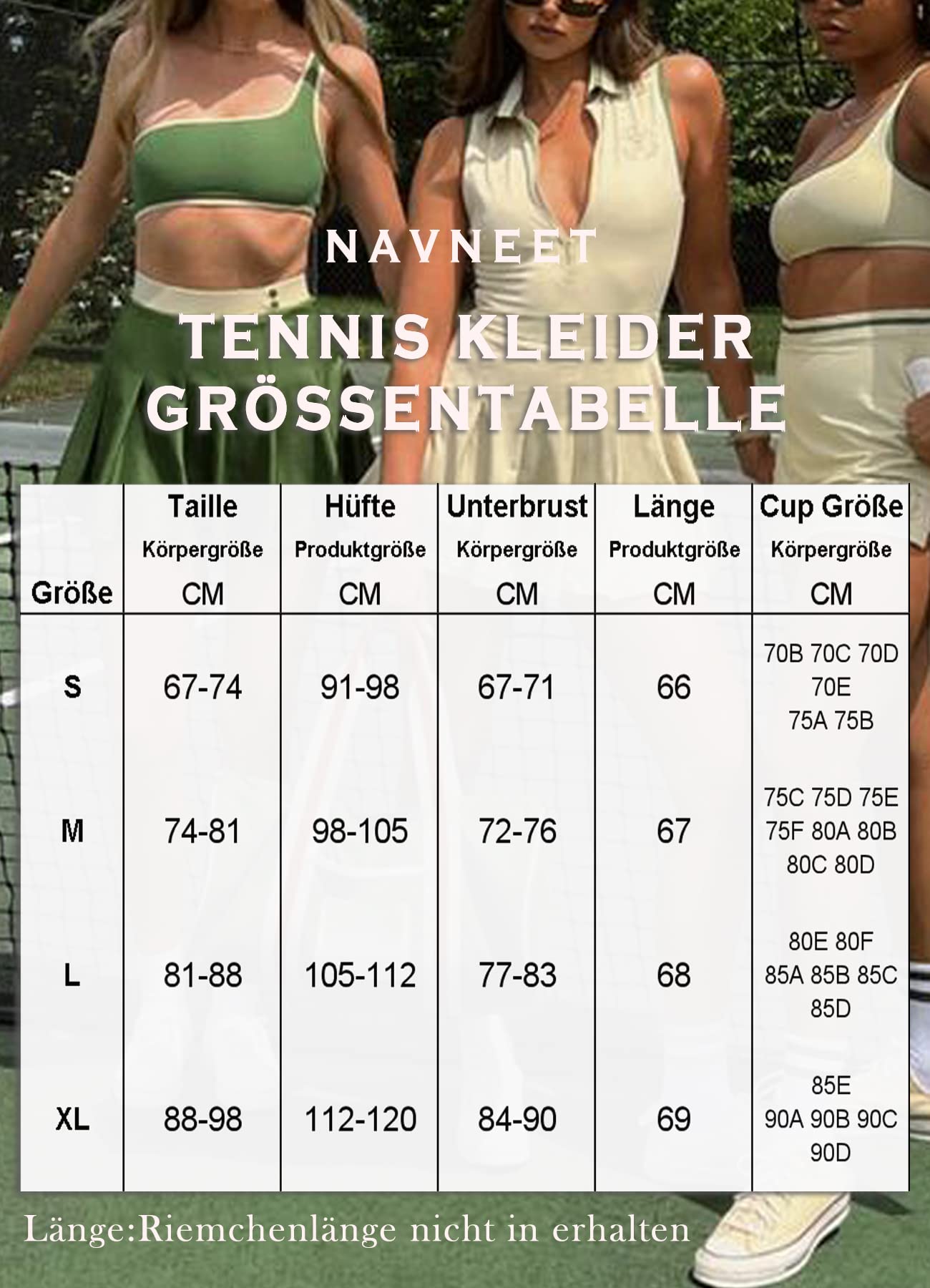 Navneet Robe de tennis pour femme - Avec pantalon - Dos nu - Rembourrée
