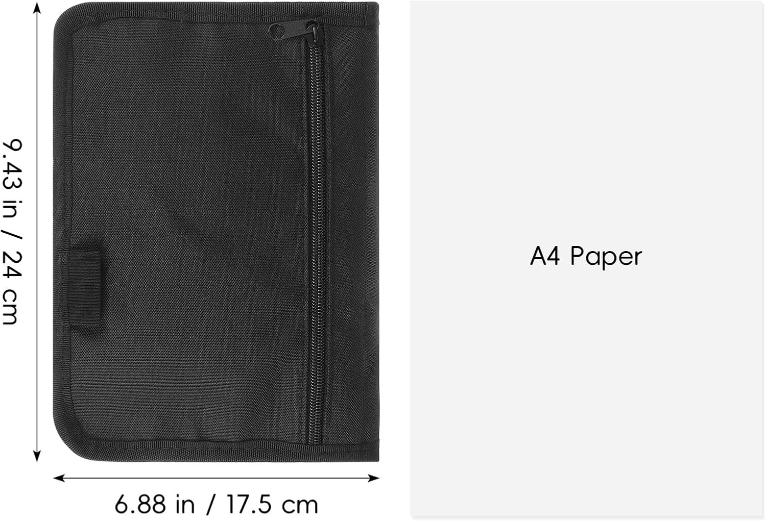 Car Document Organizer Bag, Oxford Fabric Multi-pocket Vehicle Registration and Insurance Card Holder, Portable Glove Box Storage Pouch for Car Guides and Driver Licenses