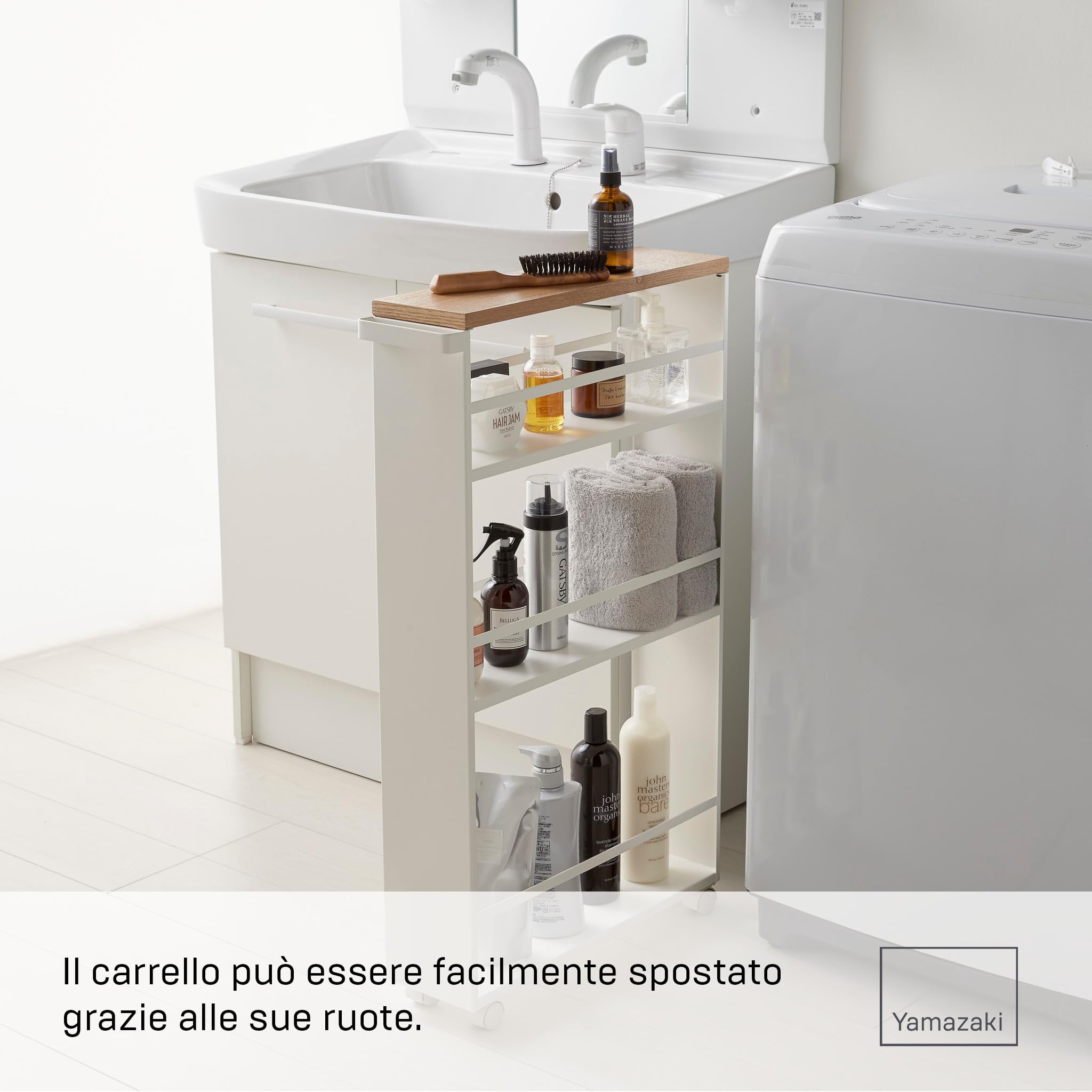 HOCSOK Scaffale Portagiochi Bambini, Scaffale Portaoggetti Multifunzionale, con 4 Cassetti in