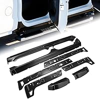 AutoDynasty Weld-On Rocker Panels & Cab Corners Kit for 2001-2007 Chevy Silverado GMC Sierra 1500/2500/3500 Crew Cab - Primered Steel