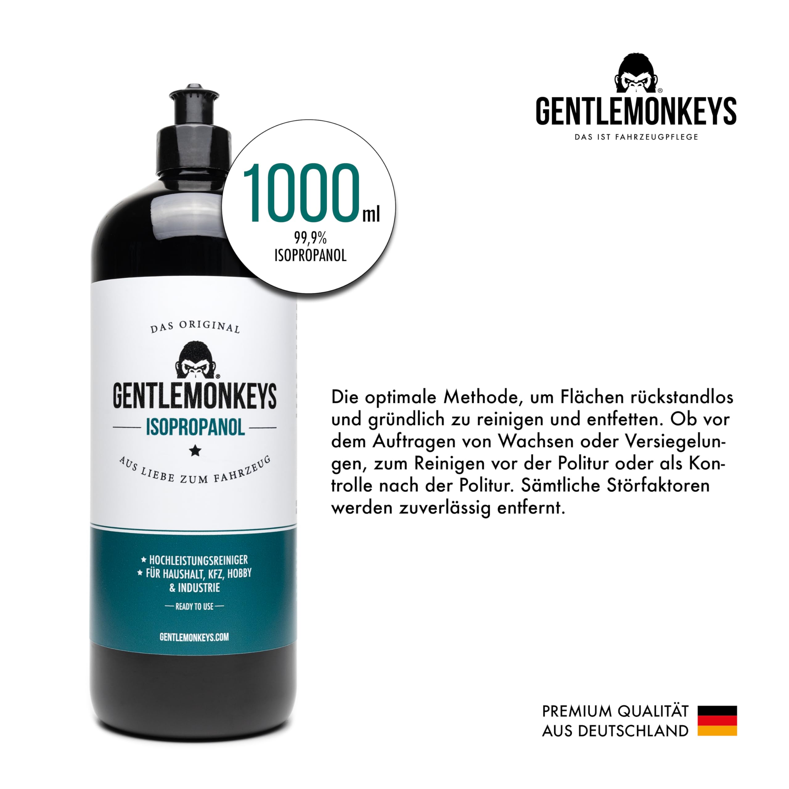 Isopropylalkohol 99,9% Reinigungsalkohol, 1000 Ml - Reiniger Und Entfetter Hochprozentiger Ipa Fuer Haushalt Kueche Auto Elektronik Und Mehr Premium Qualitaet Isopropylalkohol 99,9% Reinigungsalkohol, 1000 Ml - Reiniger Und Entfetter Hochprozentiger Ipa Fuer Haushalt Kueche Auto Elektronik Und Mehr Premium Qualitaet