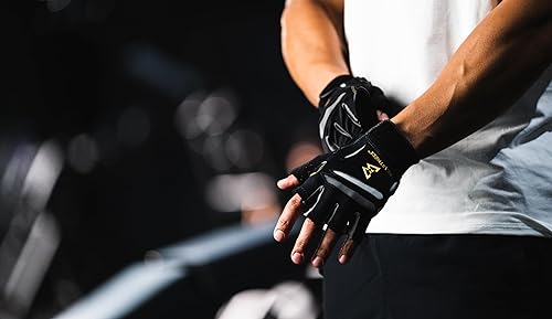 Miniatura 4 de Bionic Guantes de entrenamiento de gimnasio de medio dedo Beastmode para hombre