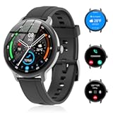 Smart Watch for Men Women&lpar;Answer&sol;Make Calls&rpar;&comma; Smartwatch Built-in AI Voice&comma; 1&period;27" HD Fitness Tracker with Heart Rate&sol;Sleep&sol;Step&sol;SpO2 Monitor&comma; 100&plus; Sports Modes&comma; IP68 Waterproof Watch for Android iOS
