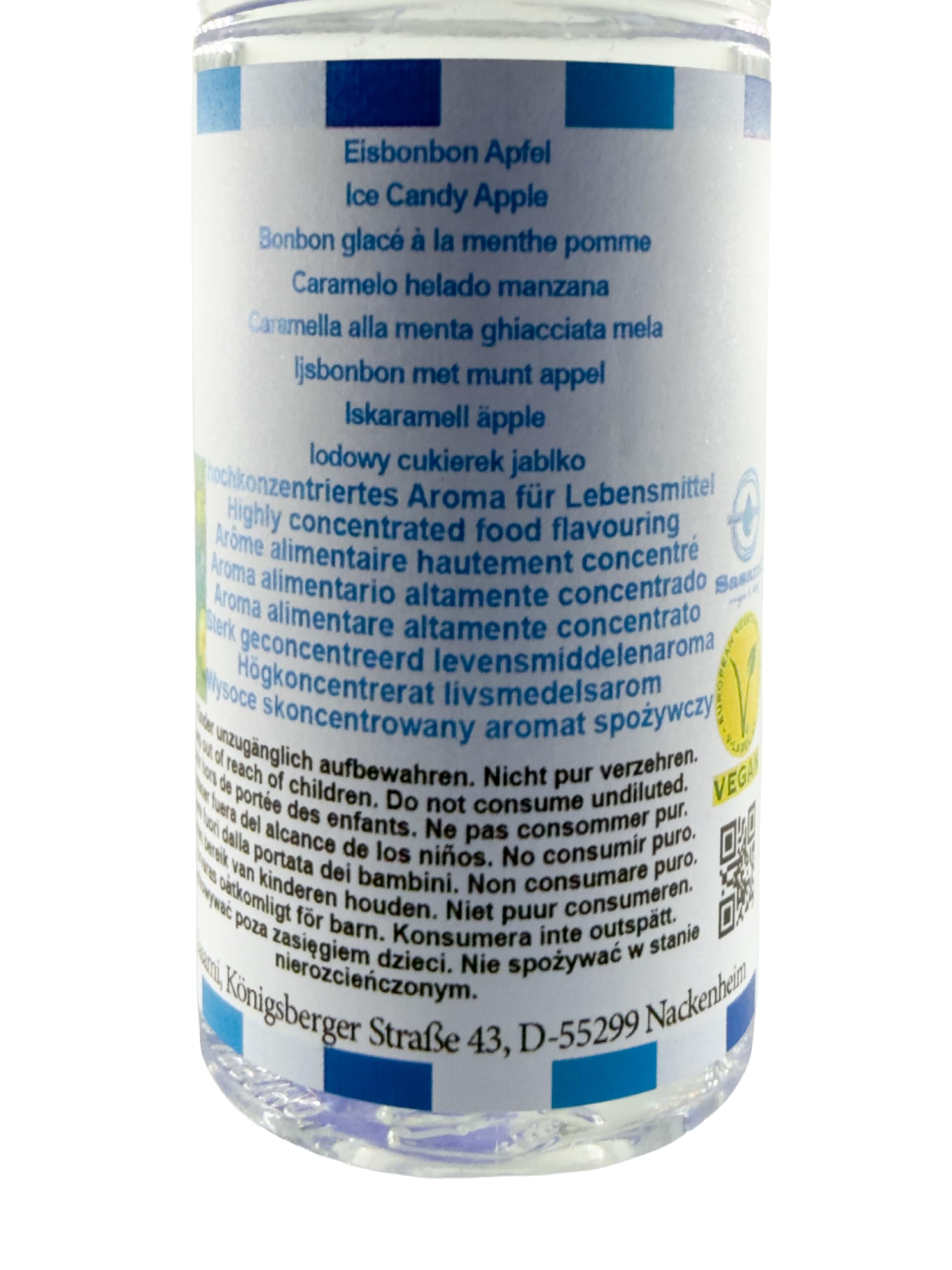 Caramelo helado manzana aroma concentrado - Vegano - Sasami - 100ml