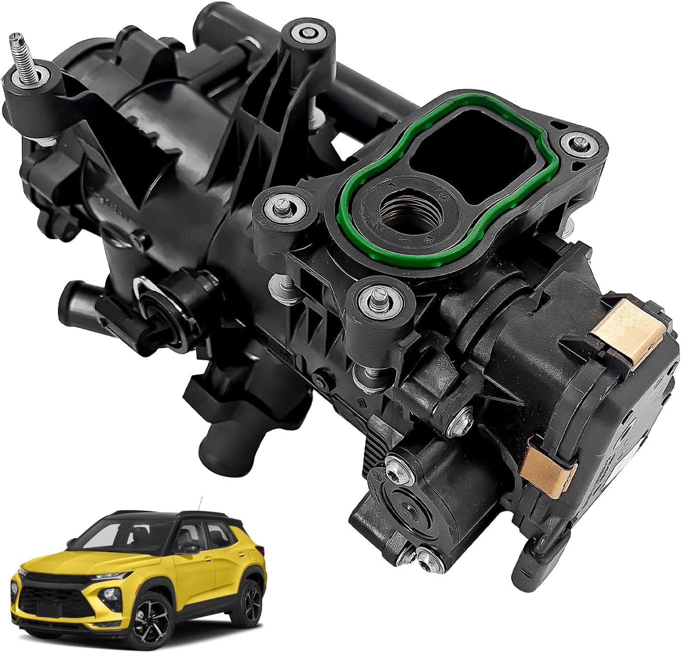 12716827 Engine Coolant Control Valve Compatible with Chevy Trailblazer ACTIV LS LT RS 2021-2023 fit for Buick Encore GX Essence Preferred Select 2021-2023 1.3L L3 replace 12701246 55516369