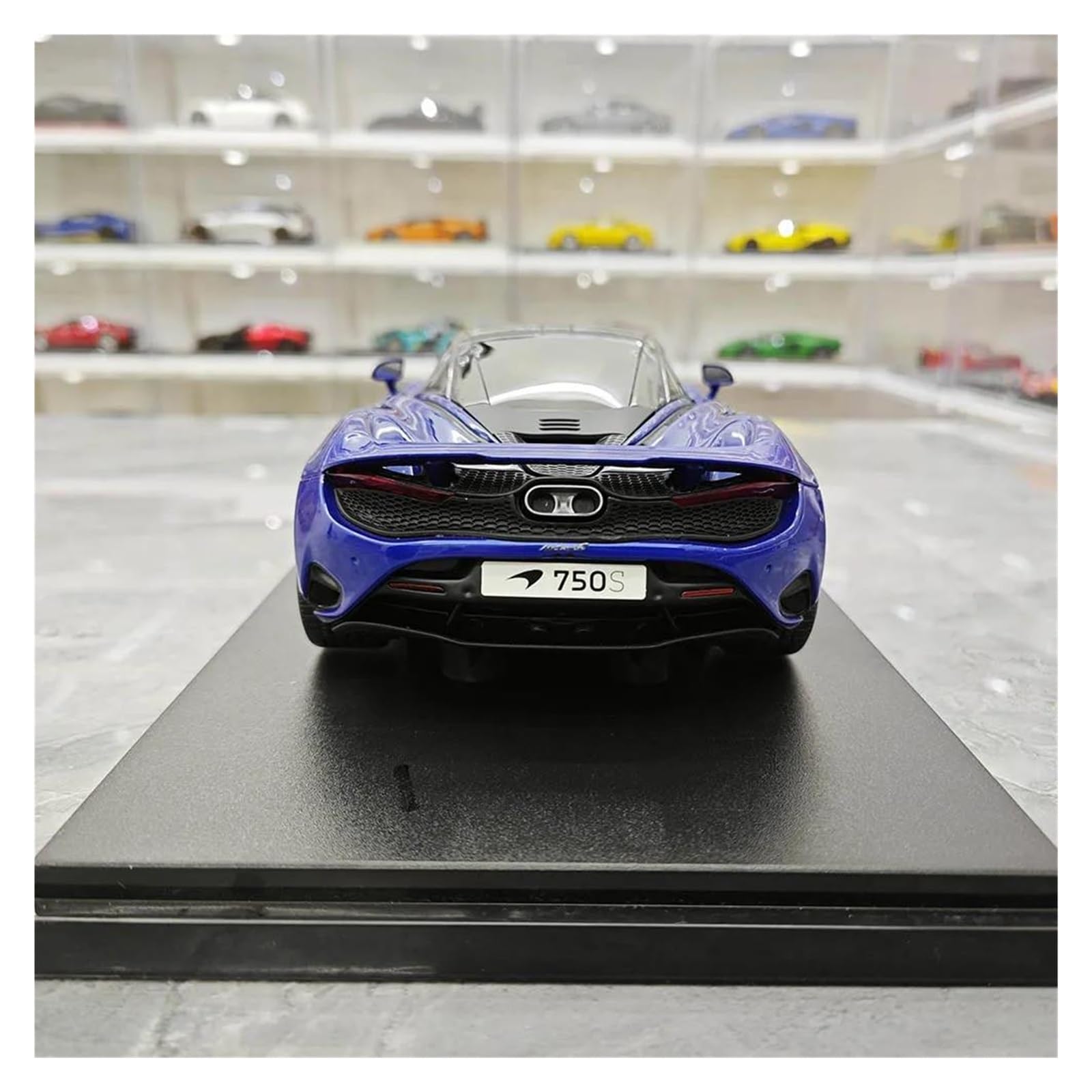 Metallo Scala Replica Resina 1 18 Adatta Per La Decorazione Della Casa Del Modello Di Auto Statica Simulata McLaren 750S Hobby Veicoli Giochi Set