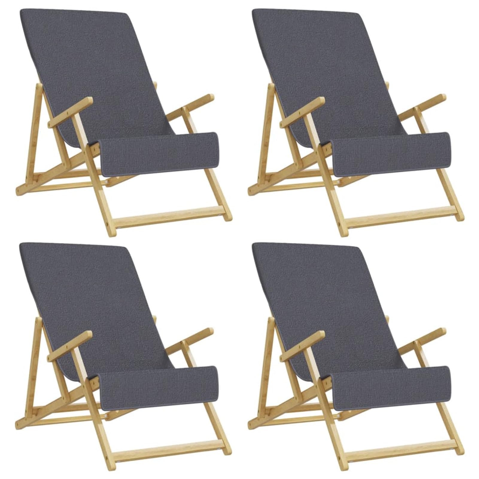 Telo Mare microfibra – leggero, fine e ad asciugatura rapida - Asciugamano Microfibra Grande - telo mare XXL - 100% riciclato,Asciugamani da Spiaggia 4pz Antracite 60x135 cm Tessuto 400 GSM
