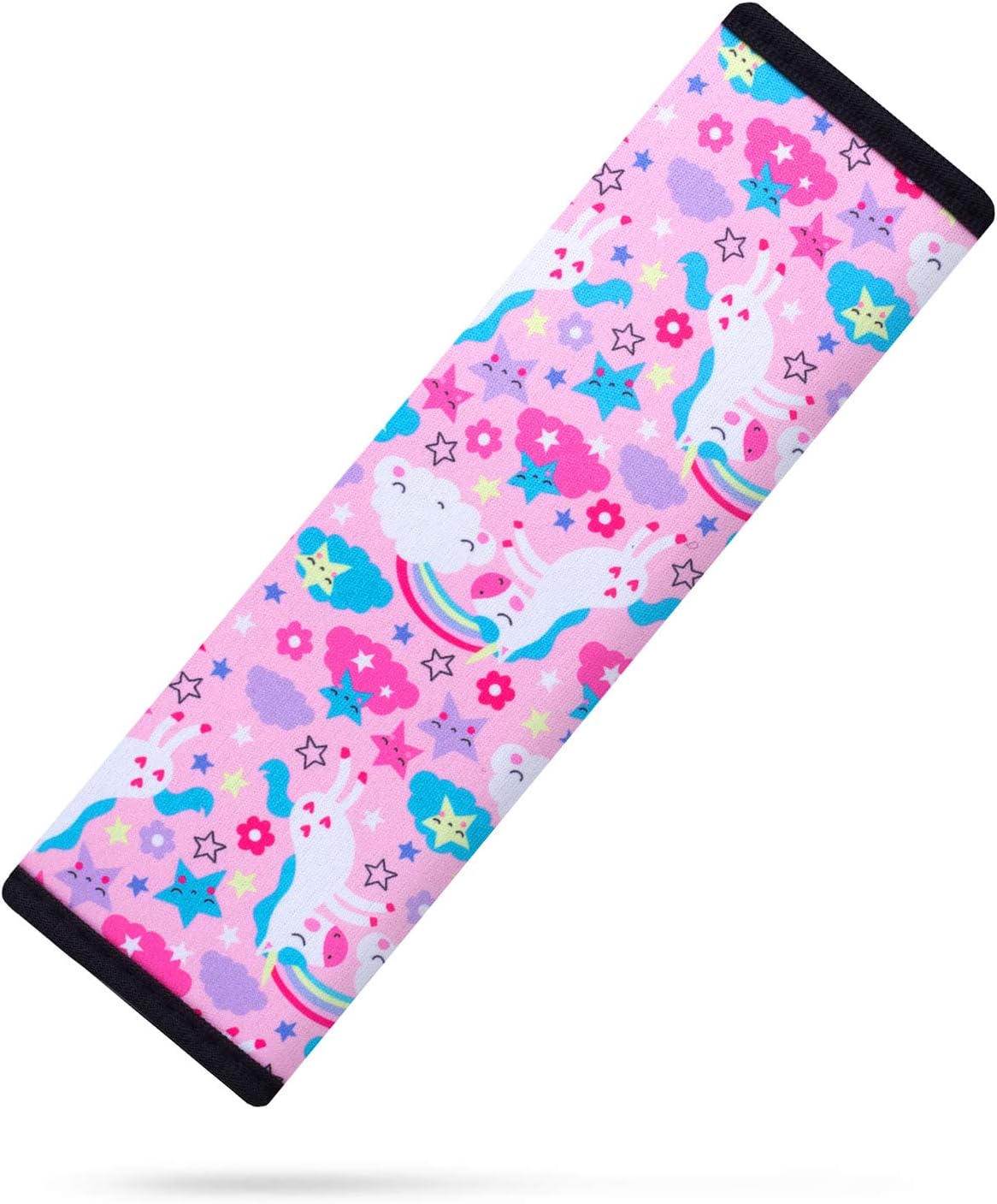 YR Seat Belt Cover for Kids, Soft Comfort Seat Belt Cushion for Children, Cute Cartoon Pattern Car Seat Belt Pads Cover for Girls and Boys, 1 Pack, Unicorn