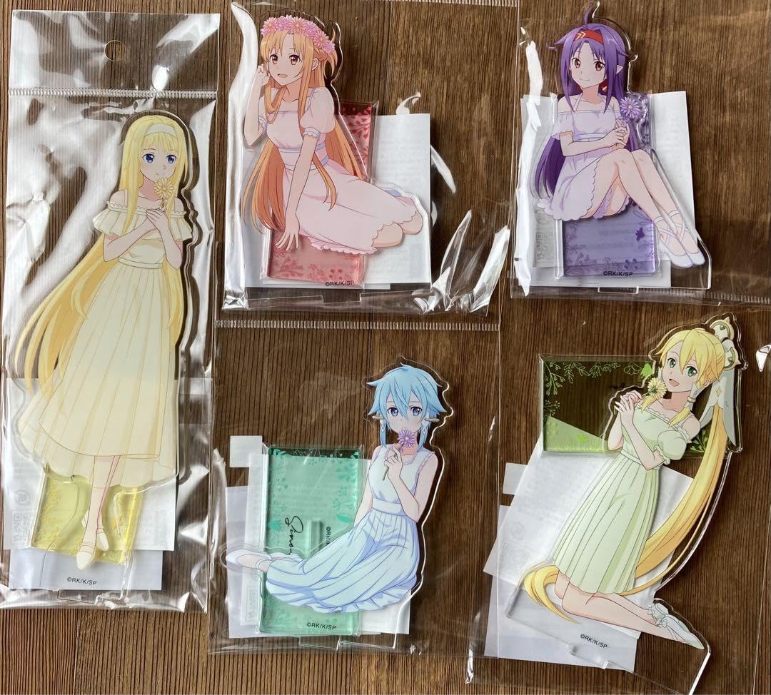 ライフカード特典 ソードアートオンライン アクスタセット4点セット