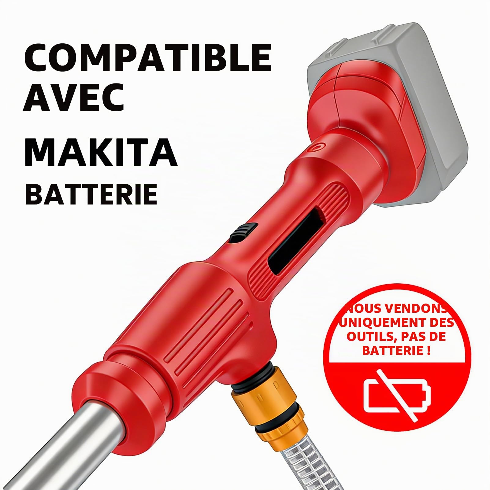 Pompe à eau Sans Fil pour Récupérateur d'eau de Pluie