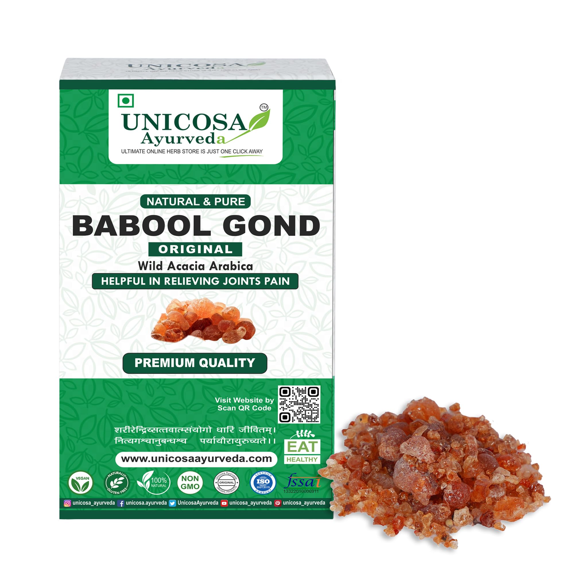 UNICOSA Ayurveda Natural Babul Gond Gum - Kikar Gond - Babool Gond - Acacia Arabica Wild 250gm (B0C5STC47W) Amazon Price History, Amazon Price Tracker