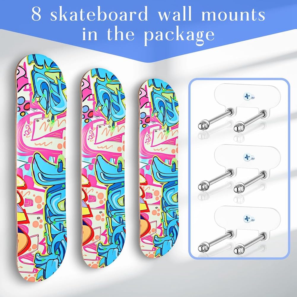 Soporte de Pared para Monopatín, Snowboard y Longboard