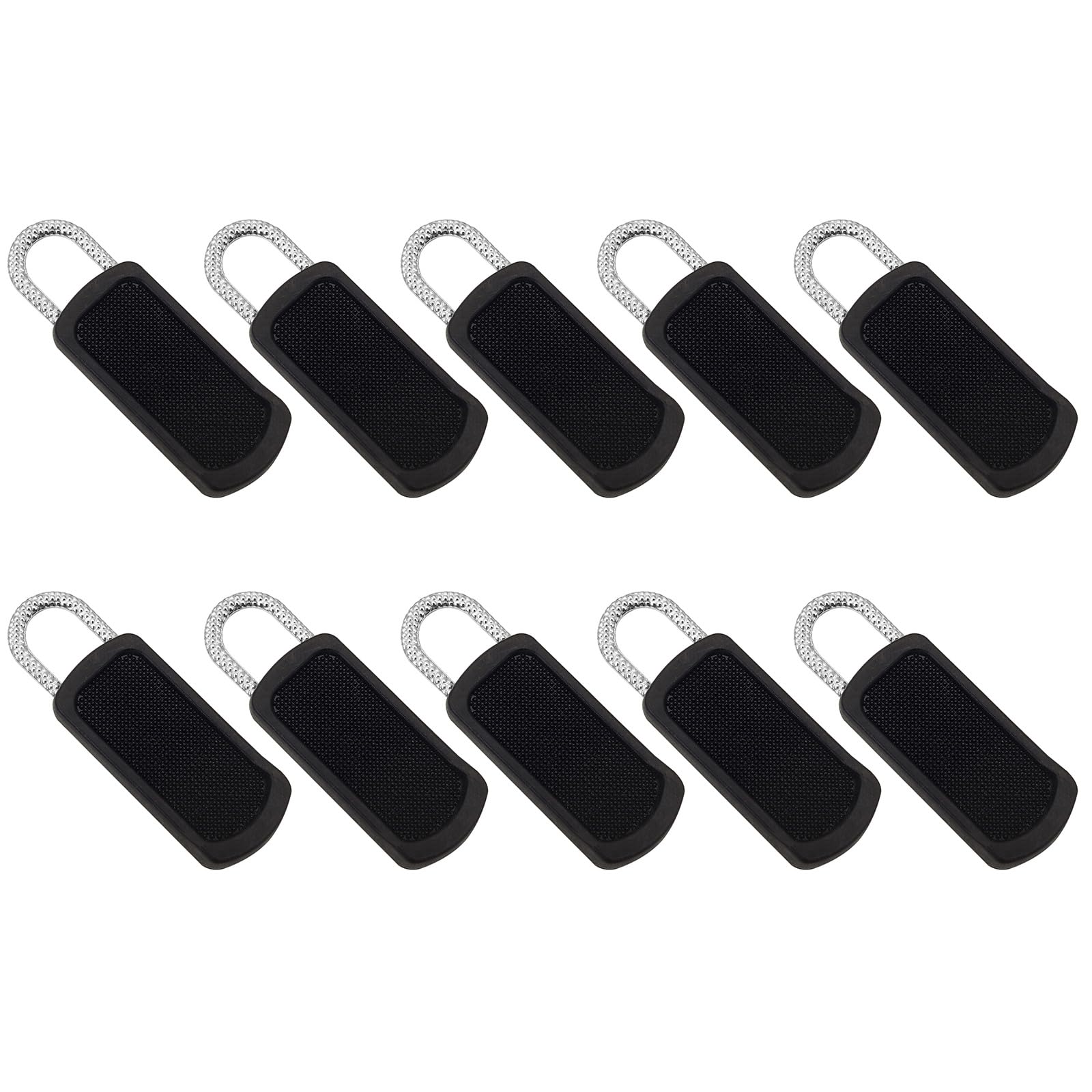 Buxuaaaa 10Pcs Zippers Pulls Replacements Zippers Puller Fixer for Suitcase Luggage Pull Repair Set for Clothes Pullers