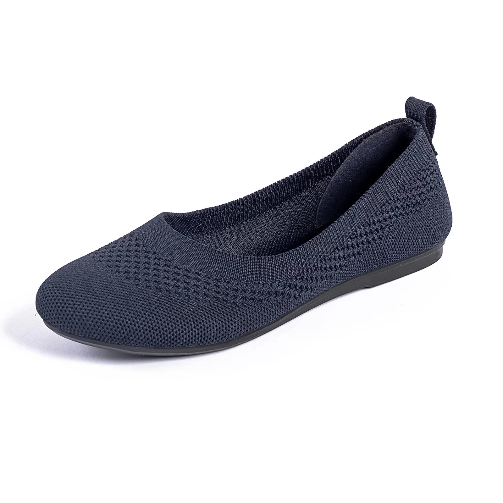Frank Mully Damen Ballerinas Slip On Knit Kleid Schuhe Pumps Schuhe Runde Zehe
