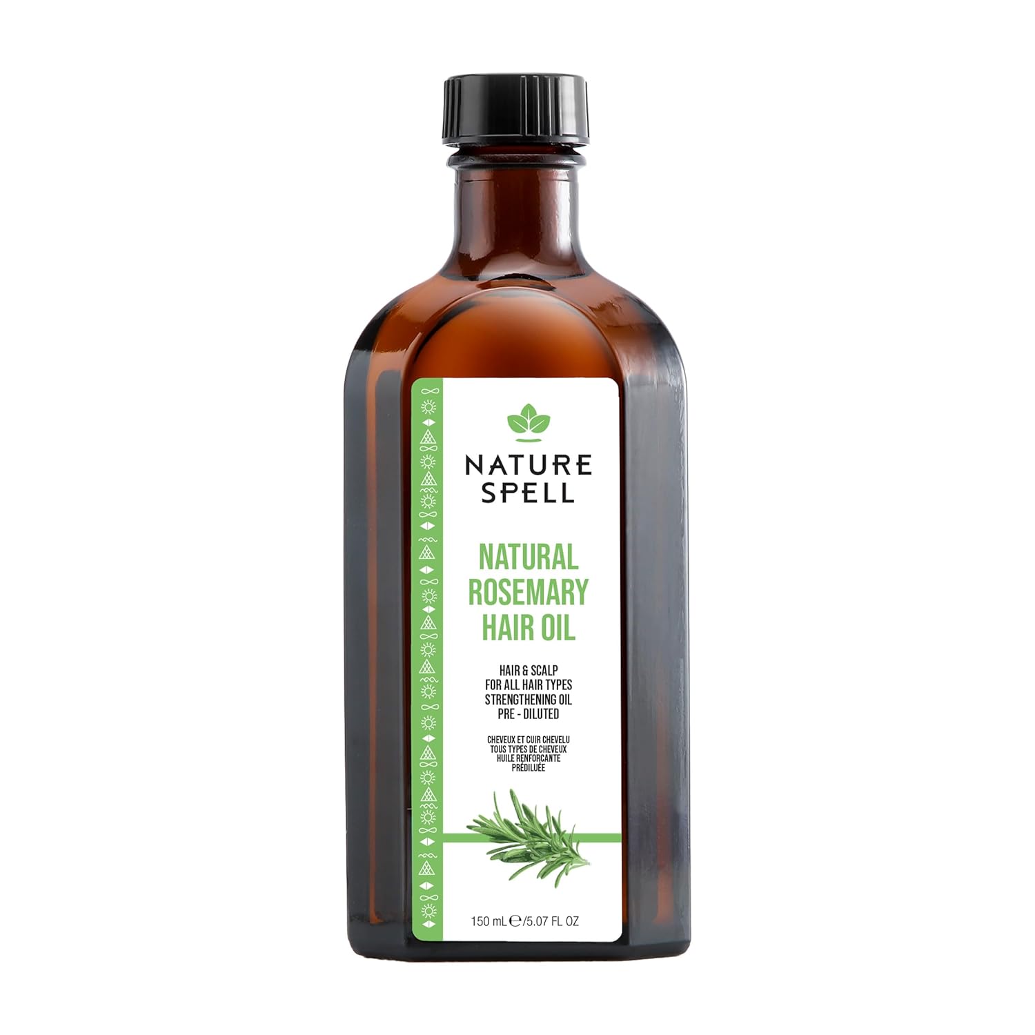 Nature Spell Rosemary Oil For Hair Growth, Pre-Diluted Hair & Scalp Oil Nourishes Dry, Damaged Hair, For Women & Men, 5.07 Fl Oz Nature Spell Rosemary Oil For Hair Growth, Pre-Diluted Hair & Scalp Oil Nourishes Dry, Damaged Hair, For Women & Men, 5.07 Fl Oz