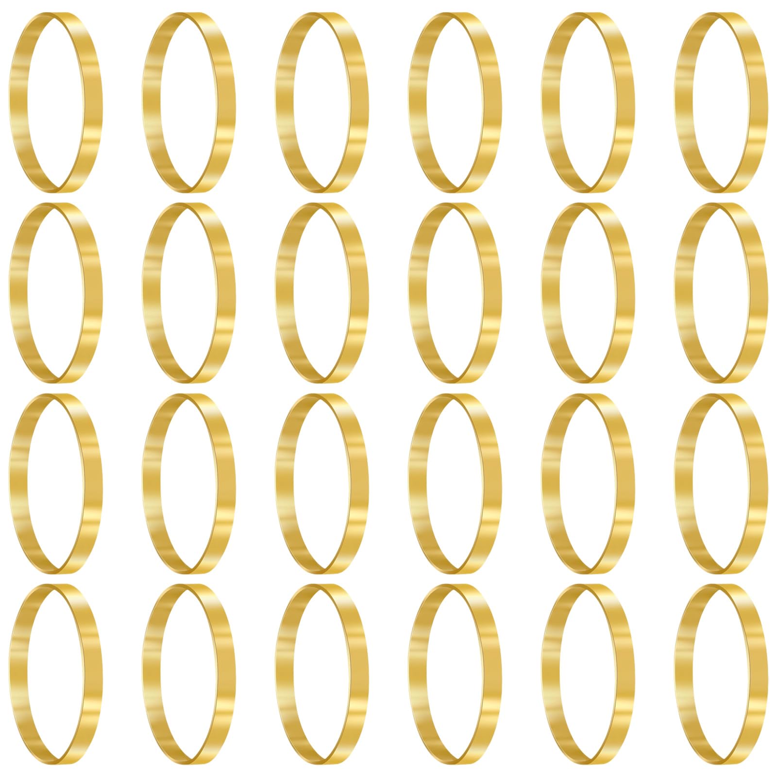 Of 24 Circular Metallic Napkin Clip Sturdy Iron Materials Perfect for Banquets and Dinner Party Decors Efficient Napkin Rings Iron