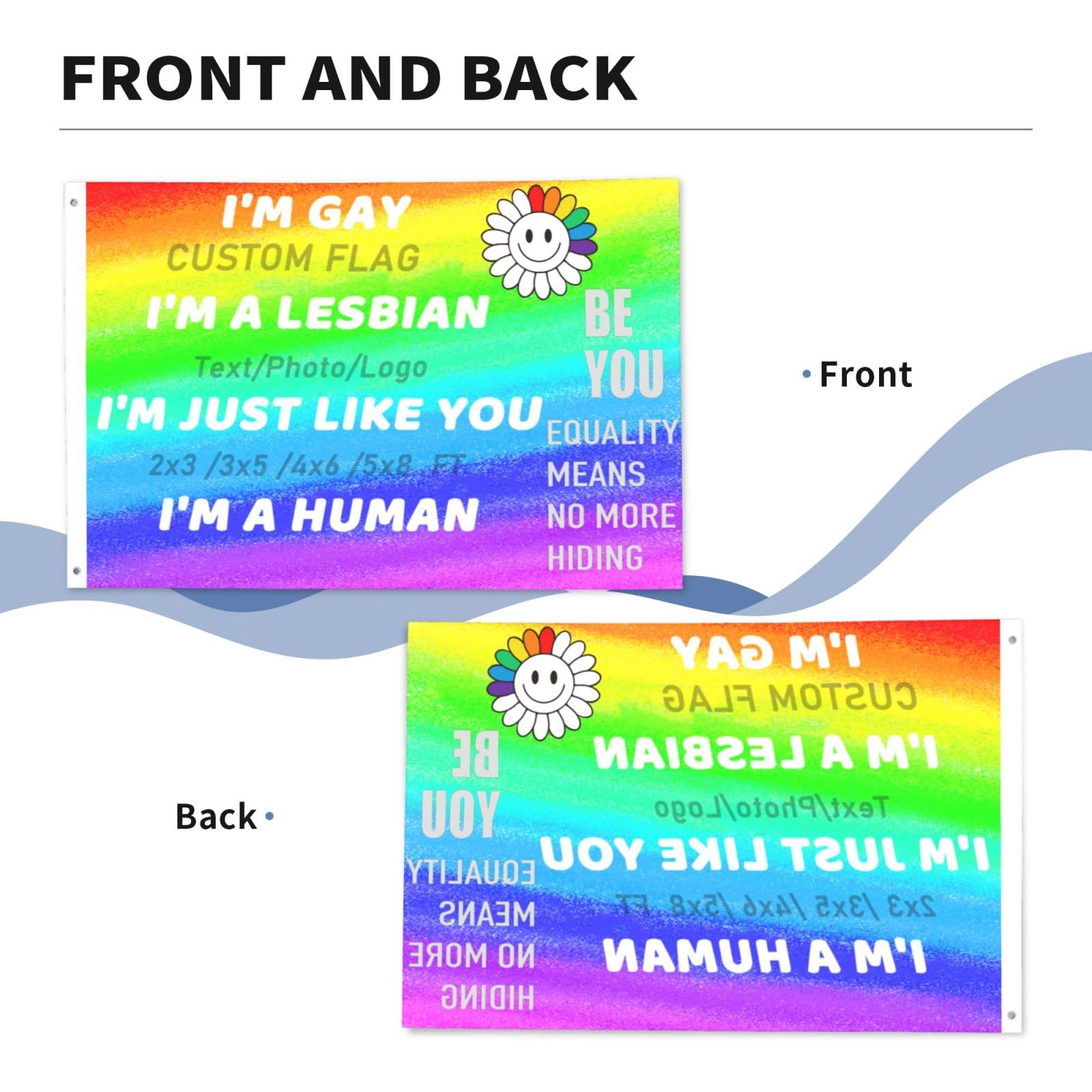 Bandiera Personalizzata Con Stampa Logo/Testo - Vari Formati Per Interni Ed Esterni - Foto 9